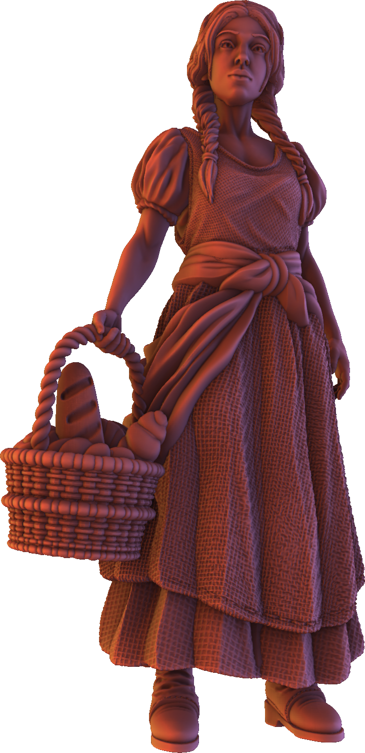 Forged Path - Willowbrook Village - Vendor Female - DnD/TTRPG Figure/Miniature