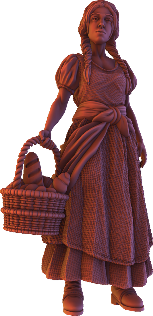 Forged Path - Willowbrook Village - Vendor Female - DnD/TTRPG Figure/Miniature