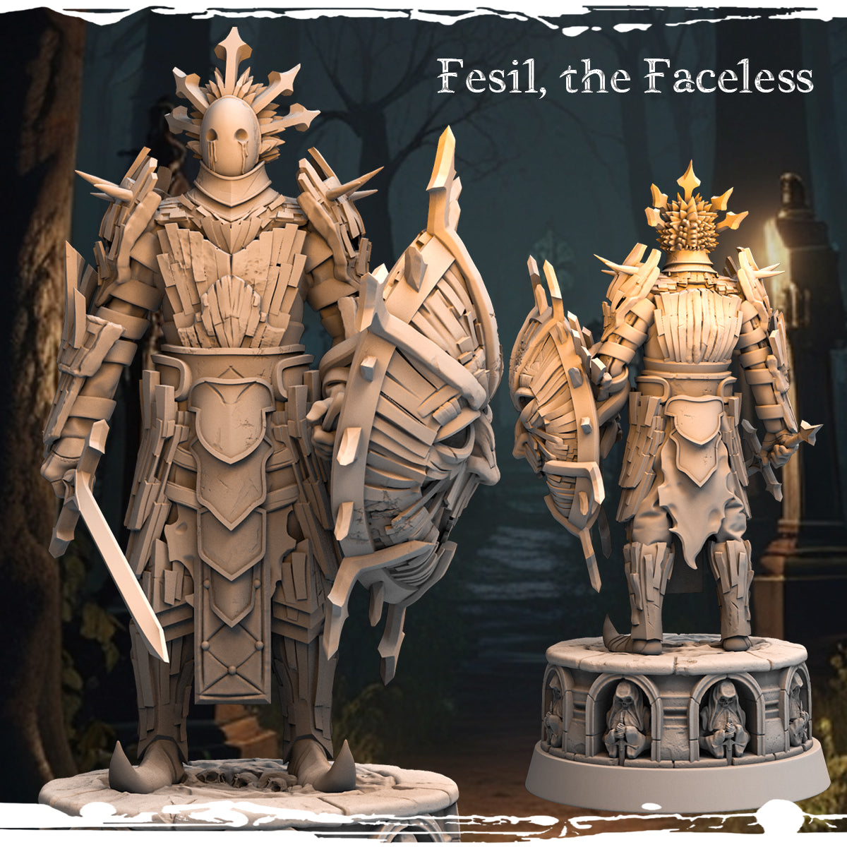 Monolith Arts - Marked by Darkness II - Fesil - 75mm Pin Up/Figure/Model/Diorama