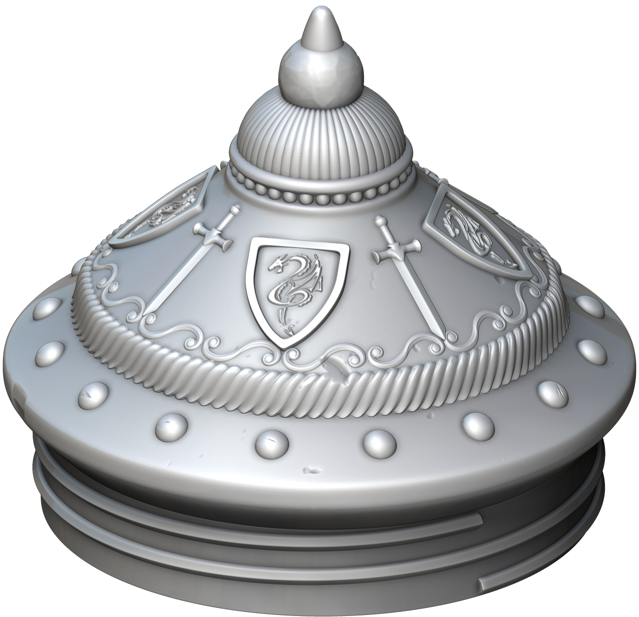 Ars Moriendi - Mythic Dice Box - Fighter - DnD/TTRPG/Roleplaying/Wargames - Helios3DPrinting