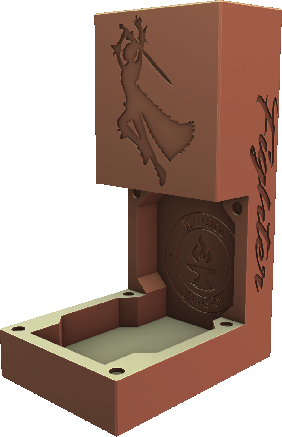 Wayfarers Workshop - Fighter Dice Tower - DnD/TTRPG/Roleplaying/Wargames