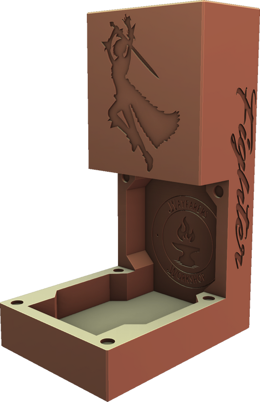 Wayfarers Workshop - Fighter Dice Tower - DnD/TTRPG/Roleplaying/Wargames