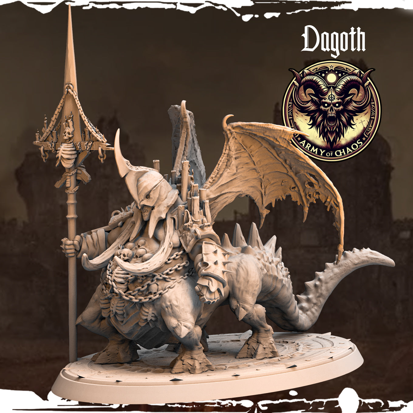 Monolith Arts - Beasts - Fire Ogre - DnD/TTRPG Figure/Miniature