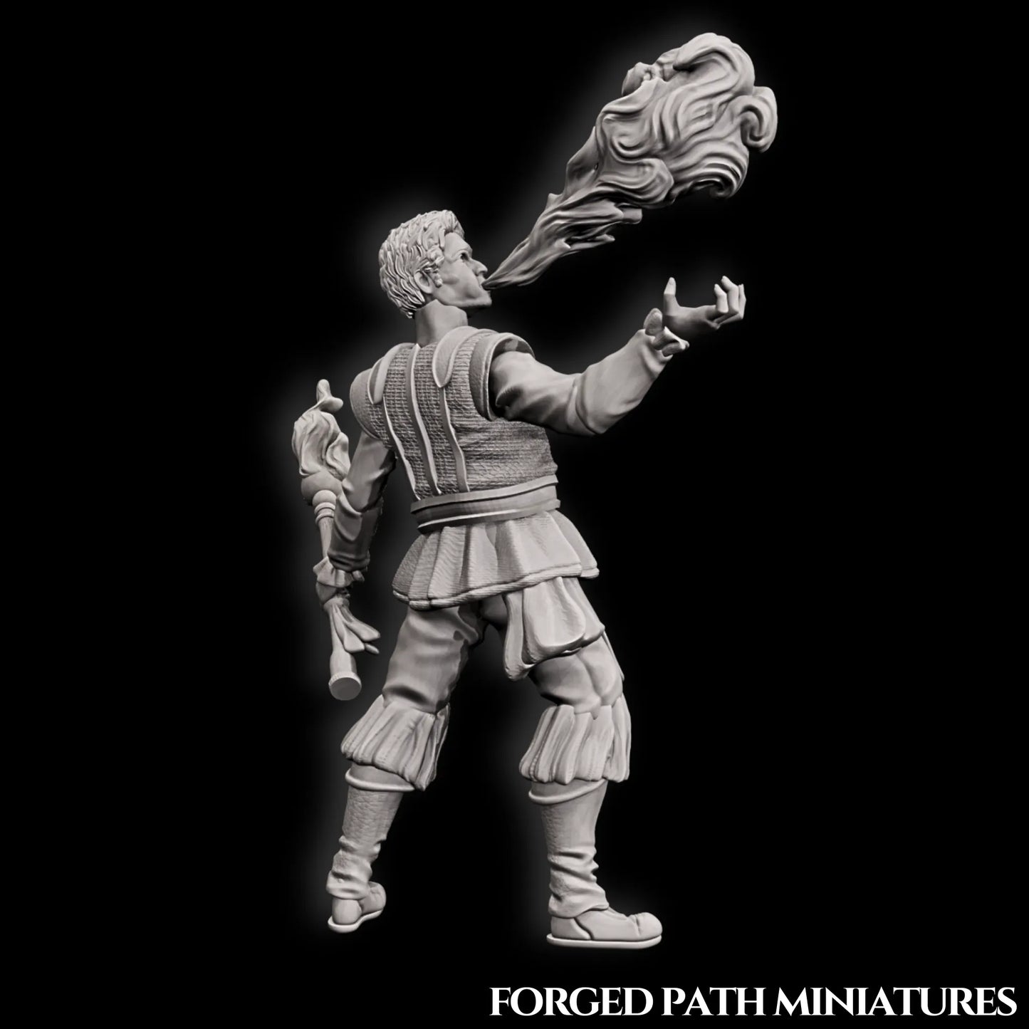 Forged Path - Willowbrook Circus - Firebreather - DnD/Pathfinder/TTRPG Figure