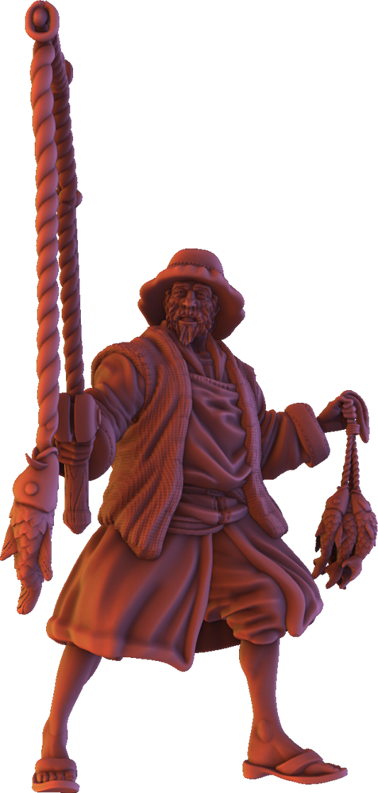 Forged Path - Willowbrook Underworld - Fisherman - DnD/TTRPG Figure/Miniature