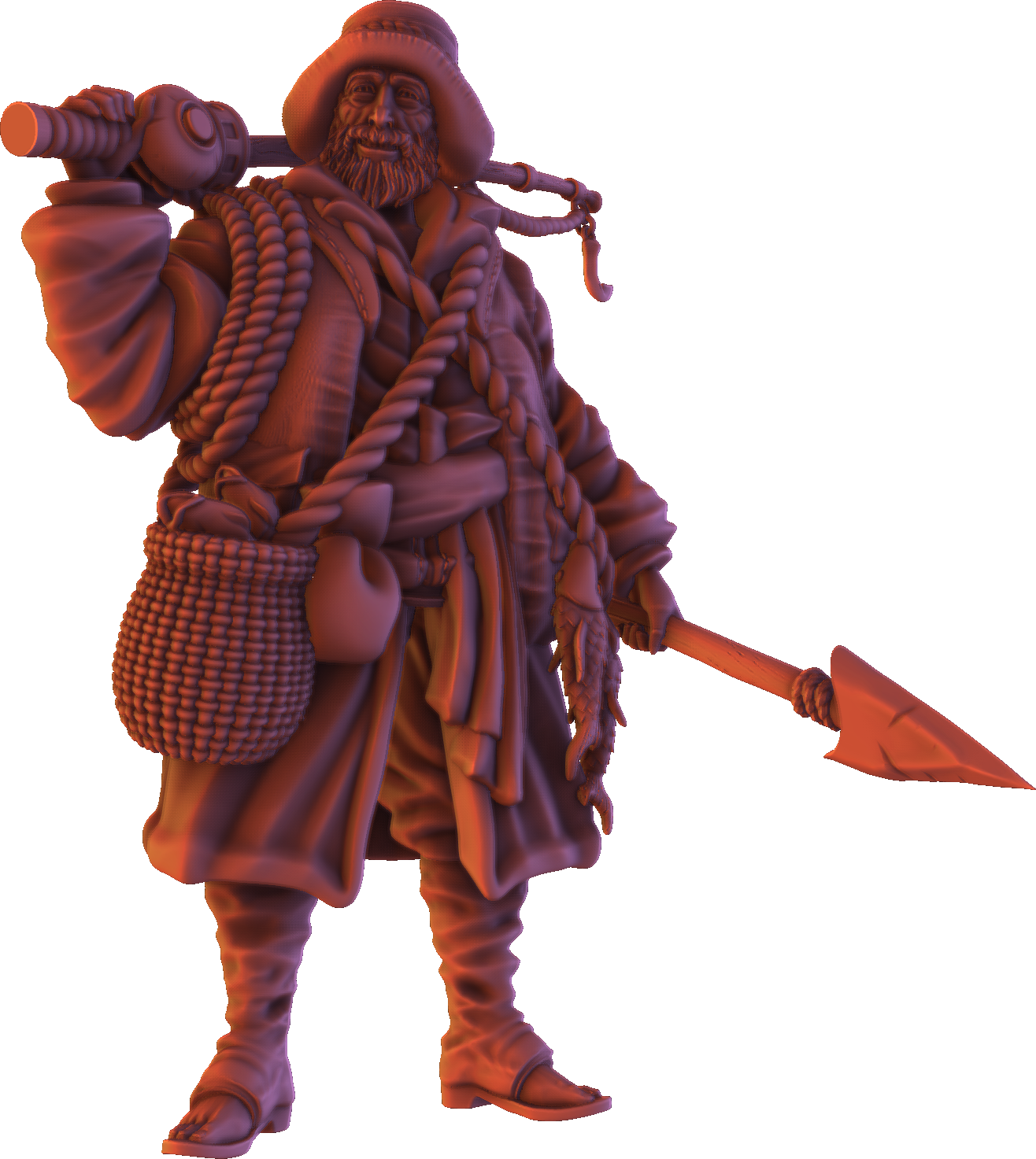 Forged Path - Willowbrook Underworld - Fisherman - DnD/TTRPG Figure/Miniature