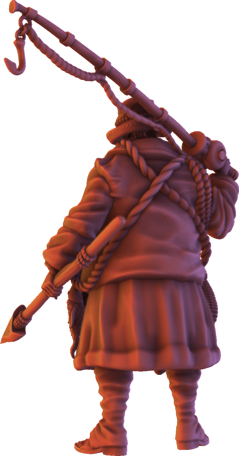 Forged Path - Willowbrook Underworld - Fisherman - DnD/TTRPG Figure/Miniature