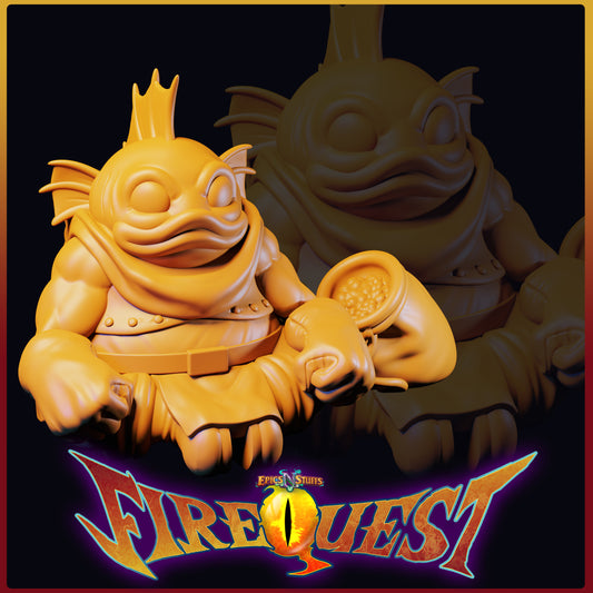 Lance Wilkinson - Fire Quest -  Fishman - DnD/TTRPG Figure/Miniature