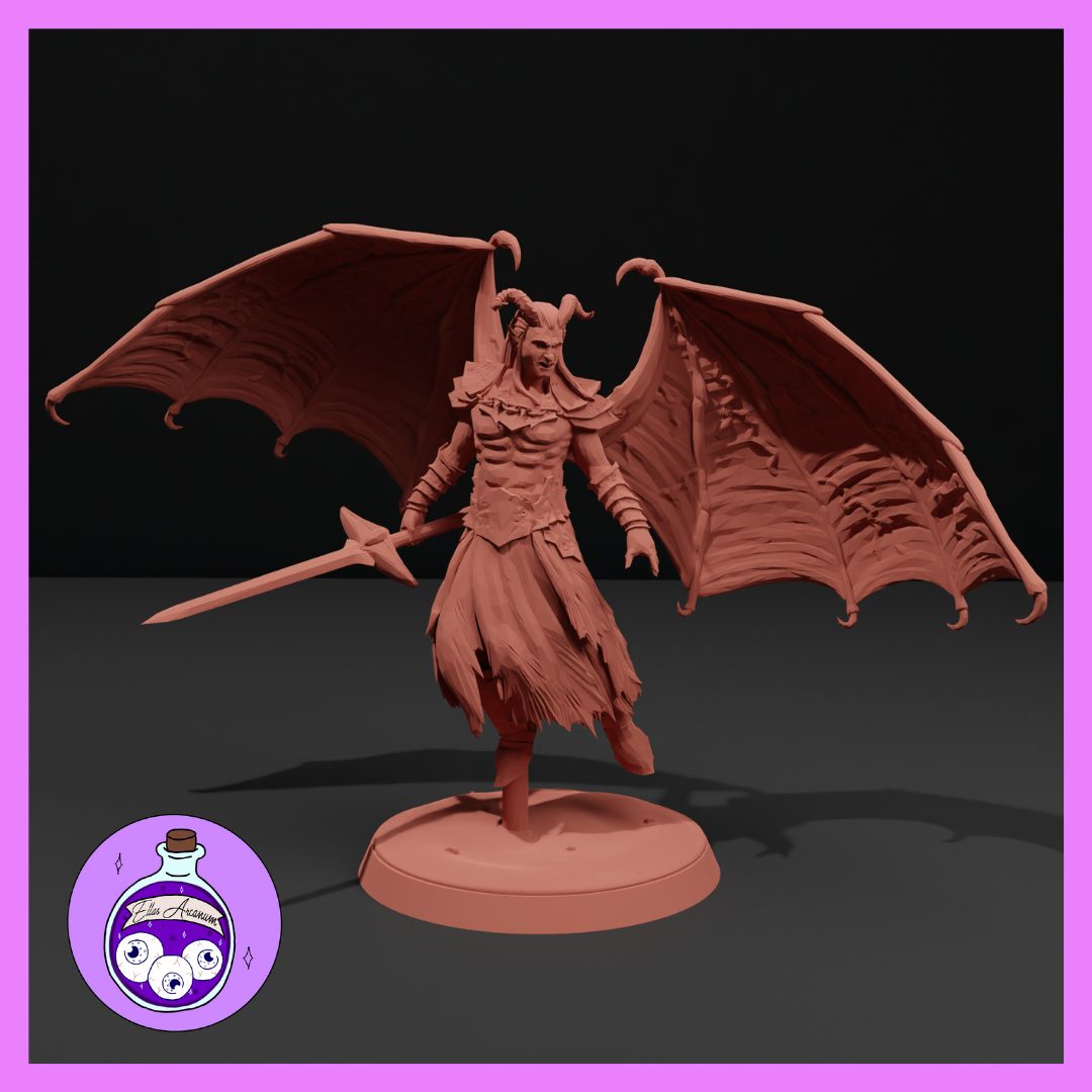 Ella's Arcanum - RPG Essentials #1 - Cambion - 2 Poses - DnD/Pathfinder/TTRPG