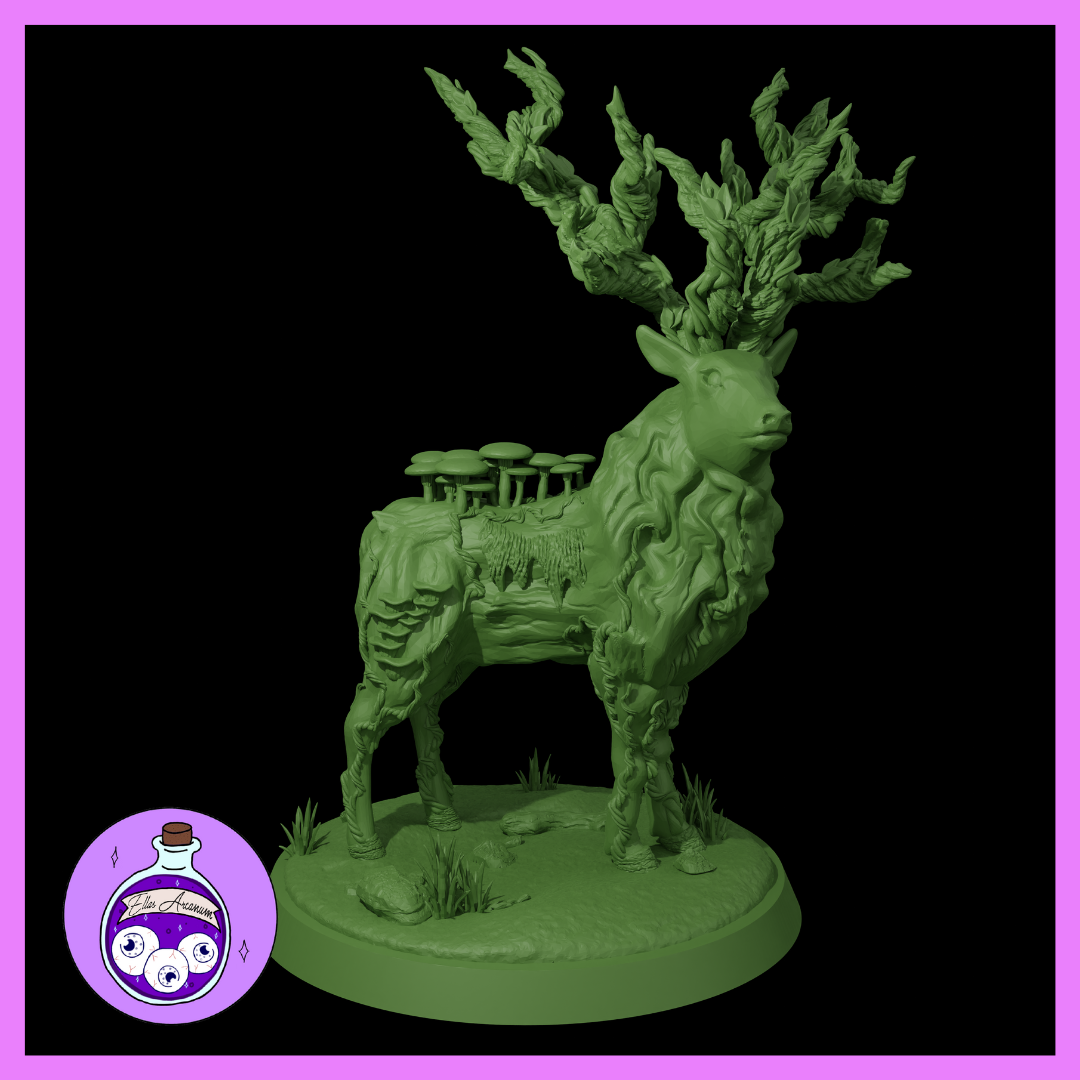 Ella's Arcanum - Wild Hunt - Forest Spirit Stag - DnD/Pathfinder/TTRPG