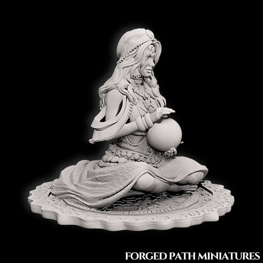 Forged Path - Willowbrook Circus - Fortune Teller - DnD/Pathfinder/TTRPG Figure