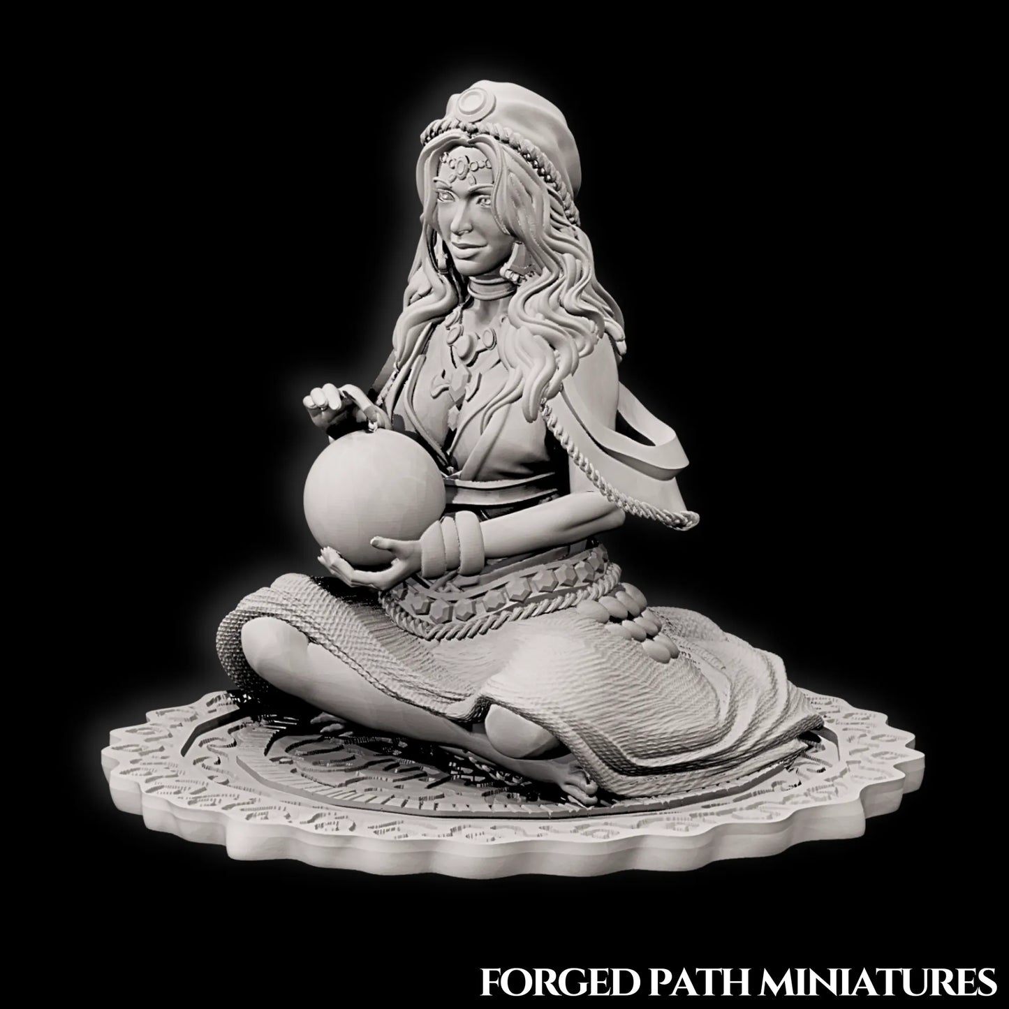 Forged Path - Willowbrook Circus - Fortune Teller - DnD/Pathfinder/TTRPG Figure
