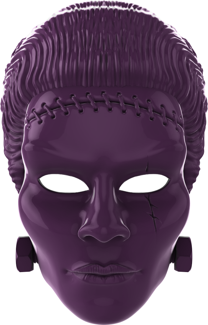 Digital Creative Works - Halloween Mask - Female - Prop/Decoration/Seasonal