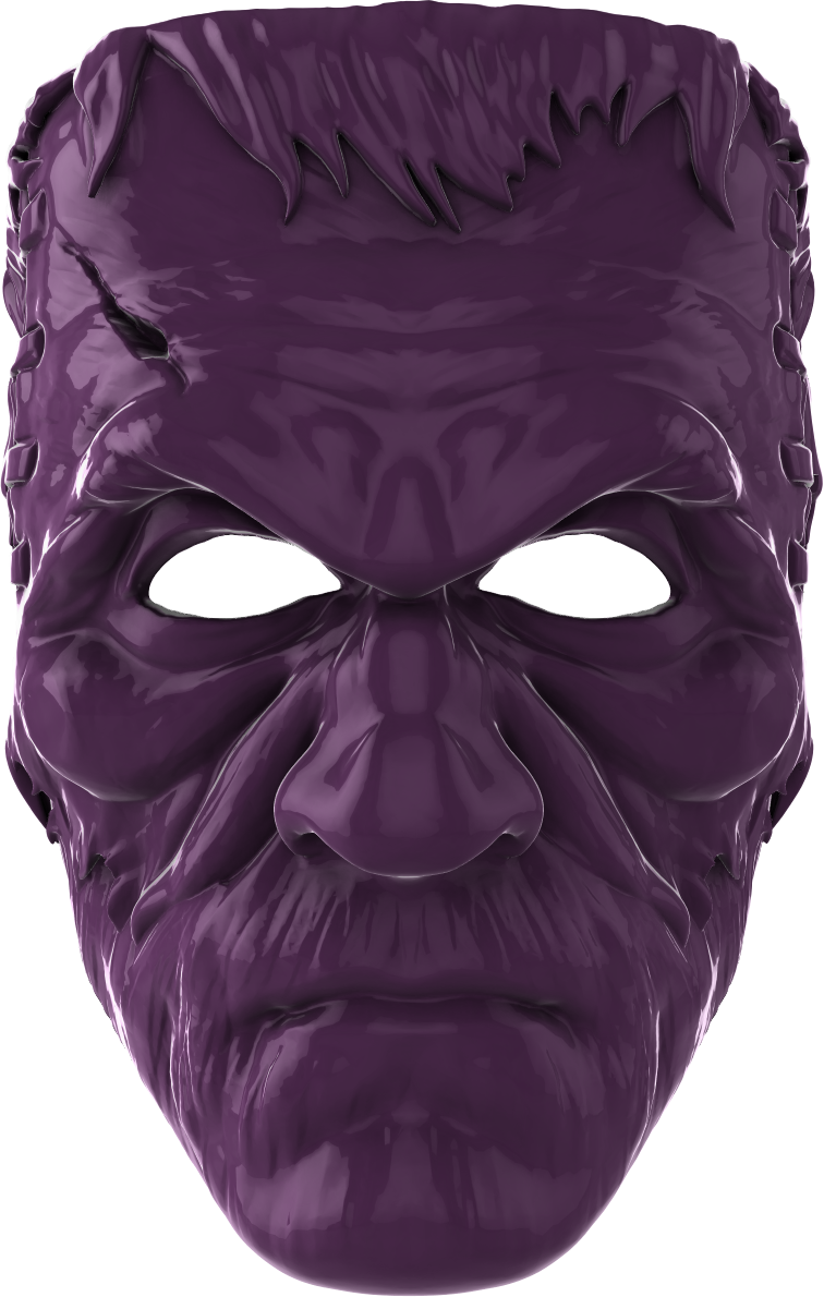 Digital Creative Works - Halloween Mask - Frankenstein Male - Prop/Decoration/Seasonal