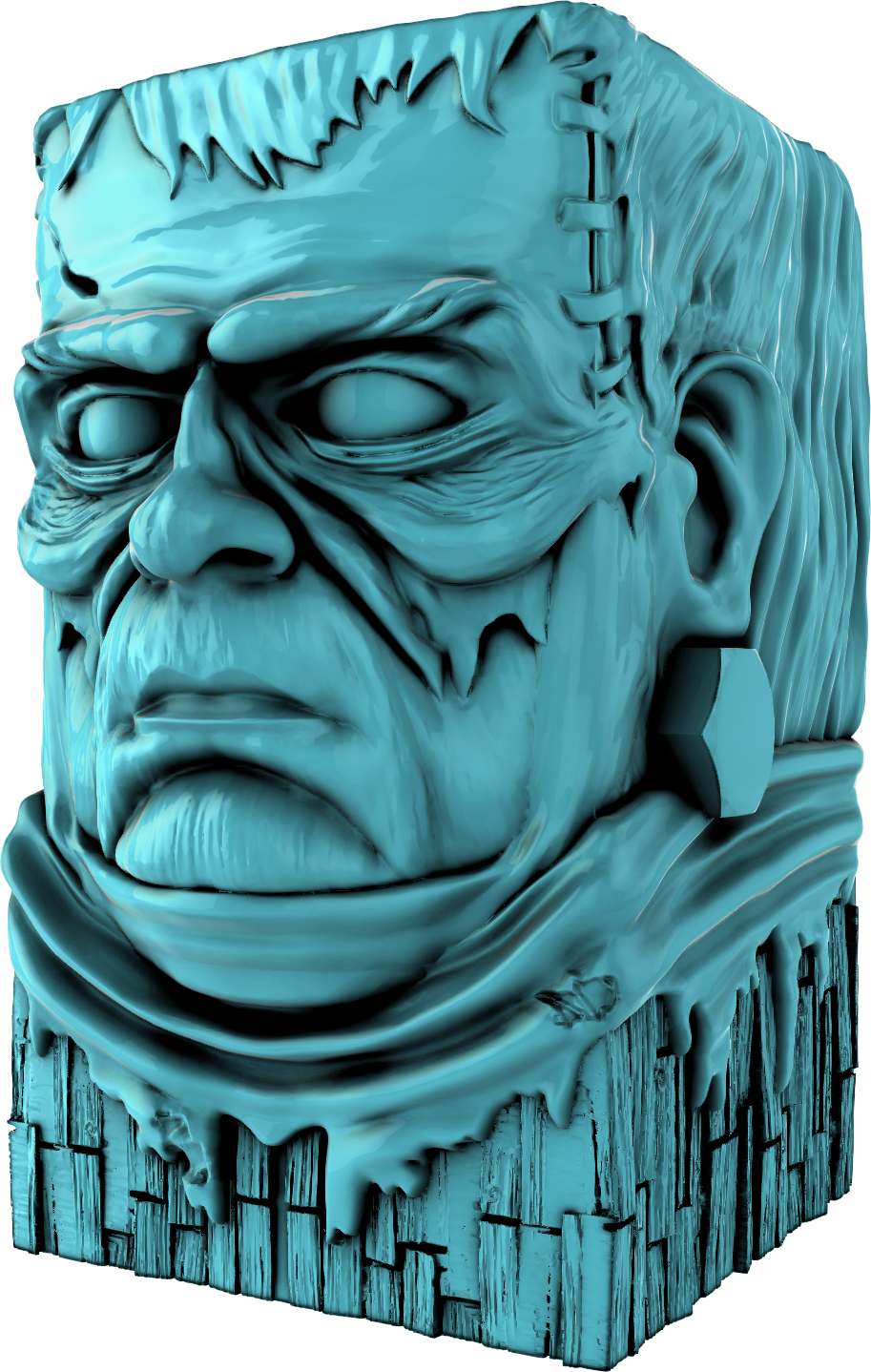 Digital Creative Works - Desk Organiser - Frankenstein - Prop/Decoration/Stationary