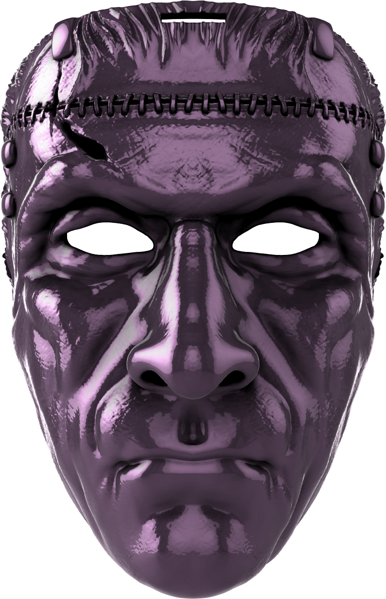 Digital Creative Works - Halloween Mask - Frankenstein - Prop/Decoration/Seasonal