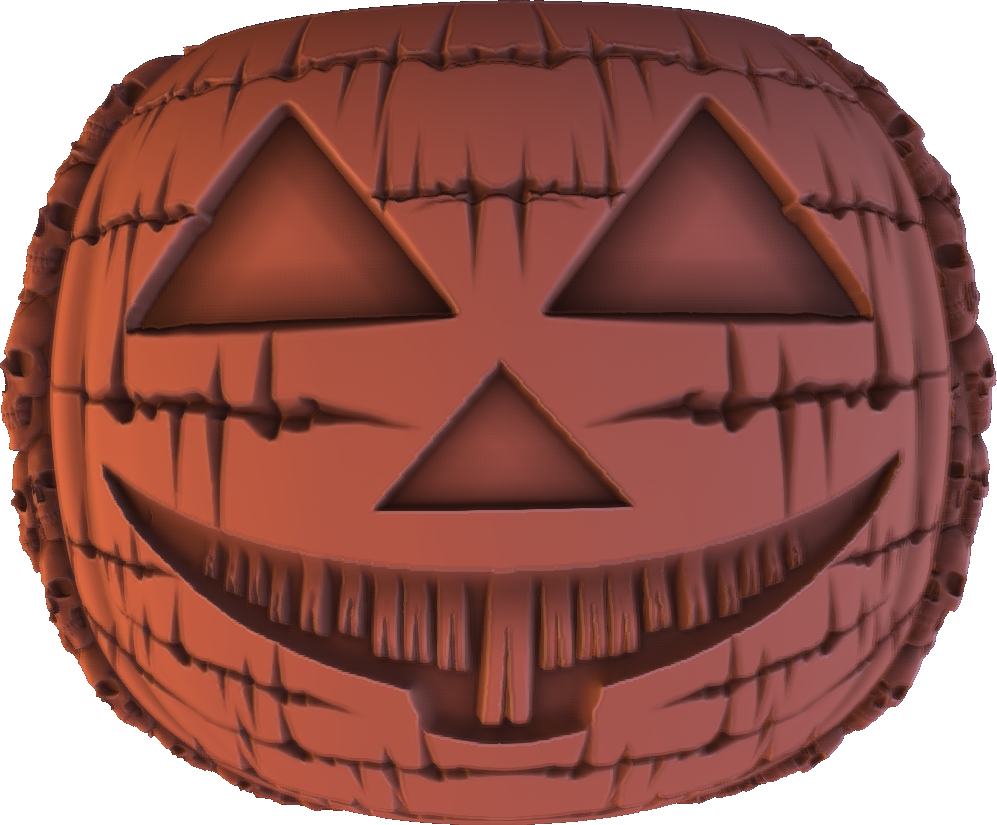 Digital Creative Works - Halloween Pumpkin Jar #2 - Prop/Decoration