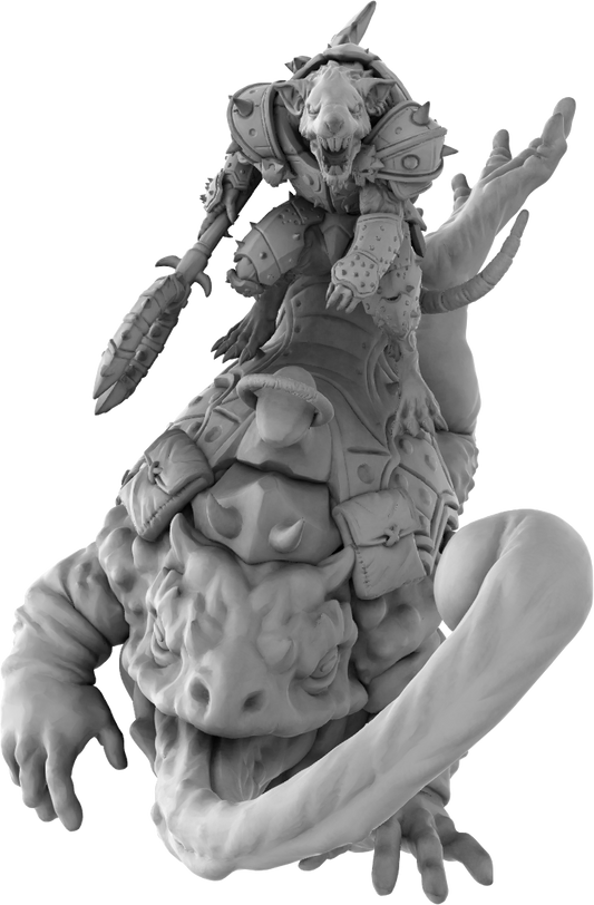 Brayan Nafarrate - Rat w/Frog #1 - DnD/TTRPG Figure/Miniature