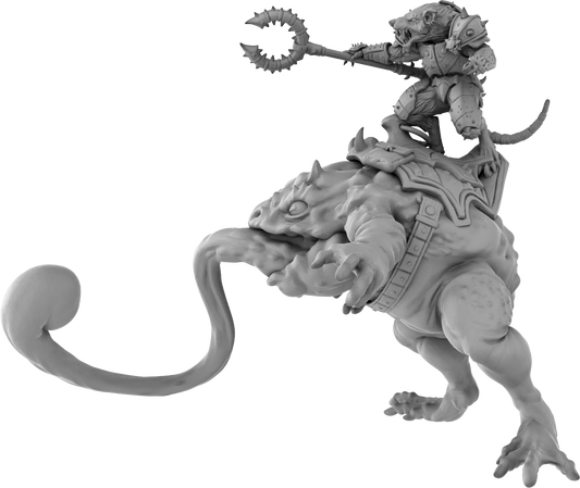 Brayan Nafarrate - Rat w/Frog #3 - DnD/TTRPG Figure/Miniature