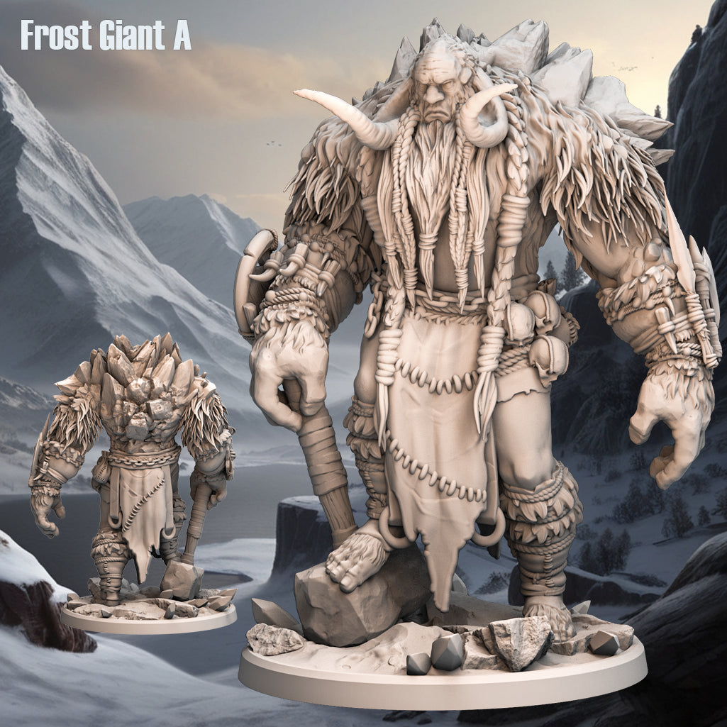 Monolith Arts - Arctic Tribes - Frost Giant #1 - DnD/TTRPG Figure/Miniature