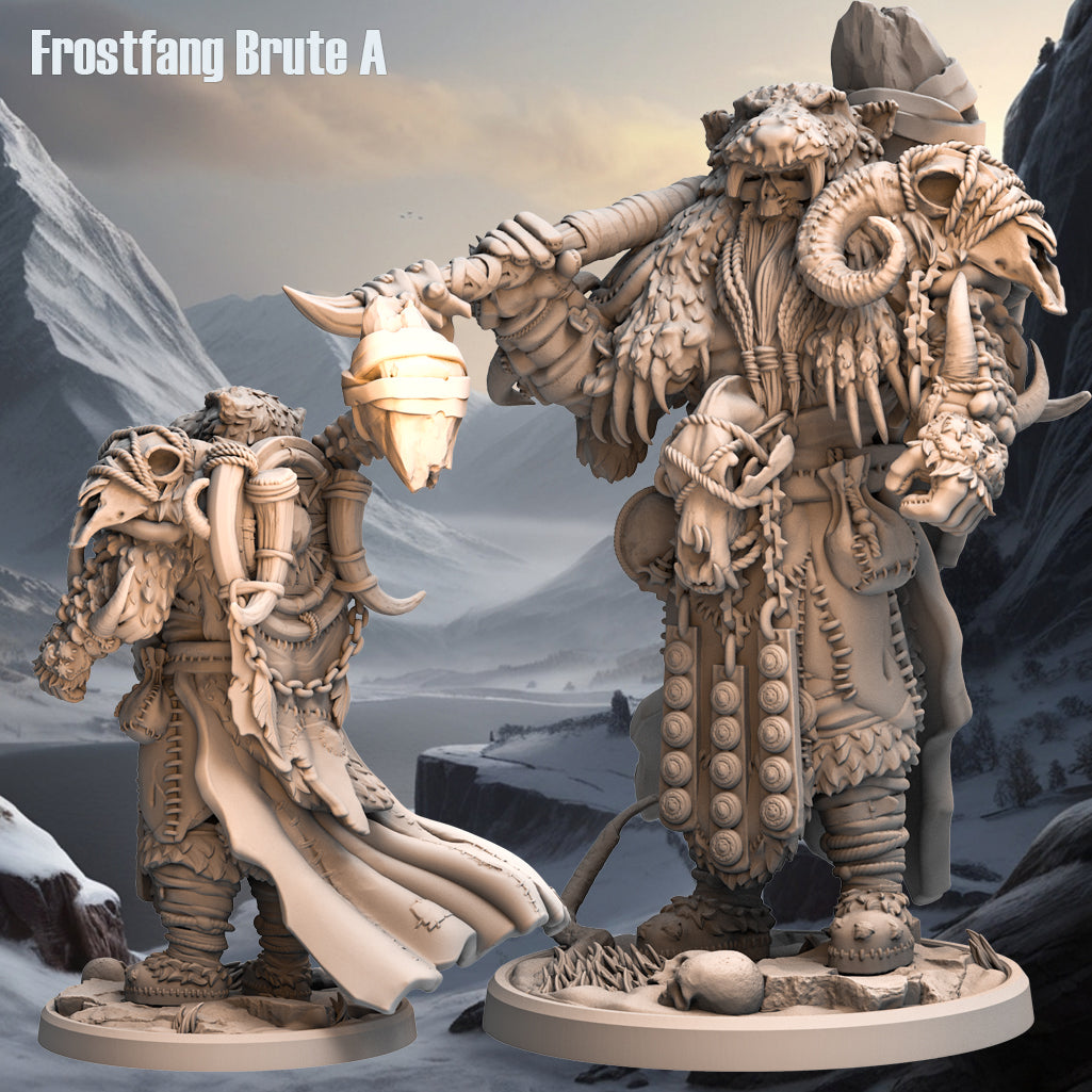 Monolith Arts - Arctic Tribes - Barbarian - DnD/TTRPG Figure/Miniature