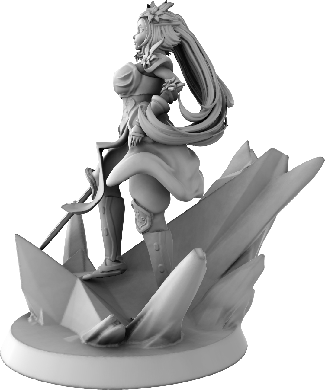 Ralphy - Frozen Queen - 75mm Pin Up/Figure/Model/Diorama