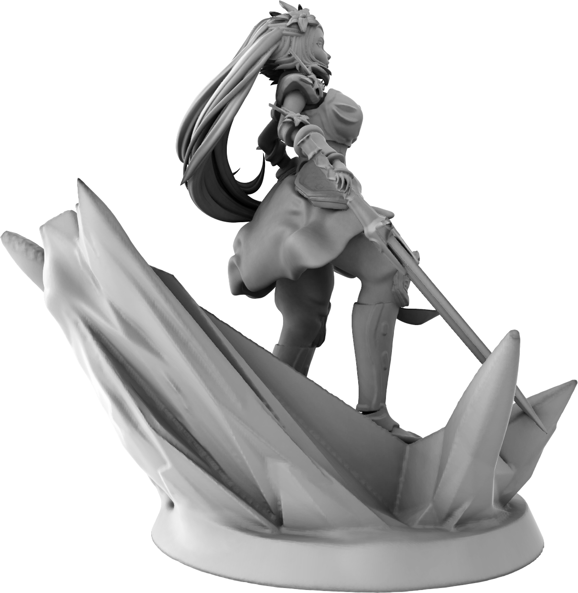 Ralphy - Frozen Queen - 75mm Pin Up/Figure/Model/Diorama