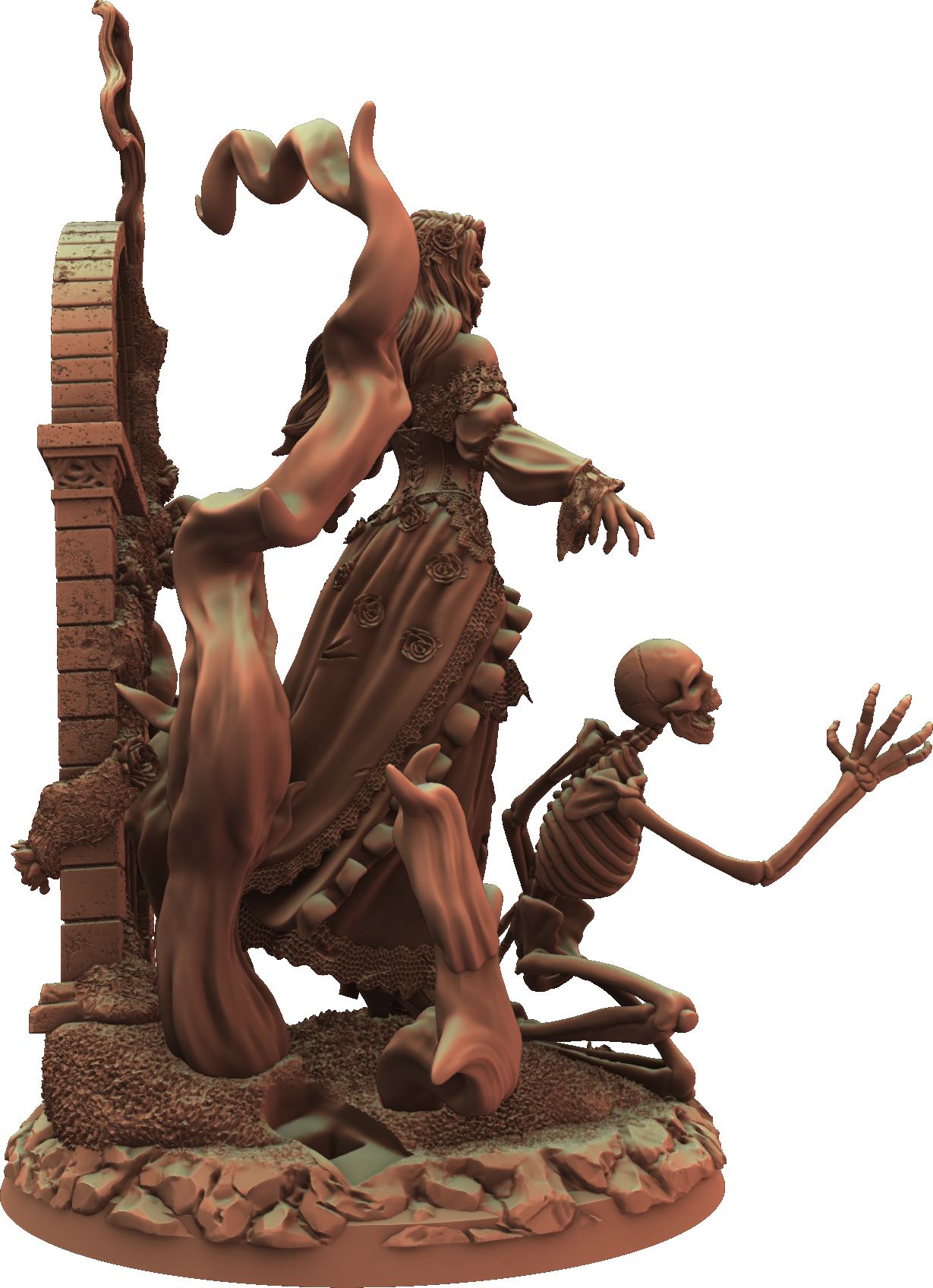 Cosmondo - Vanya, Vampire Beauty - 75mm Pin Up/Figure/Model/Diorama