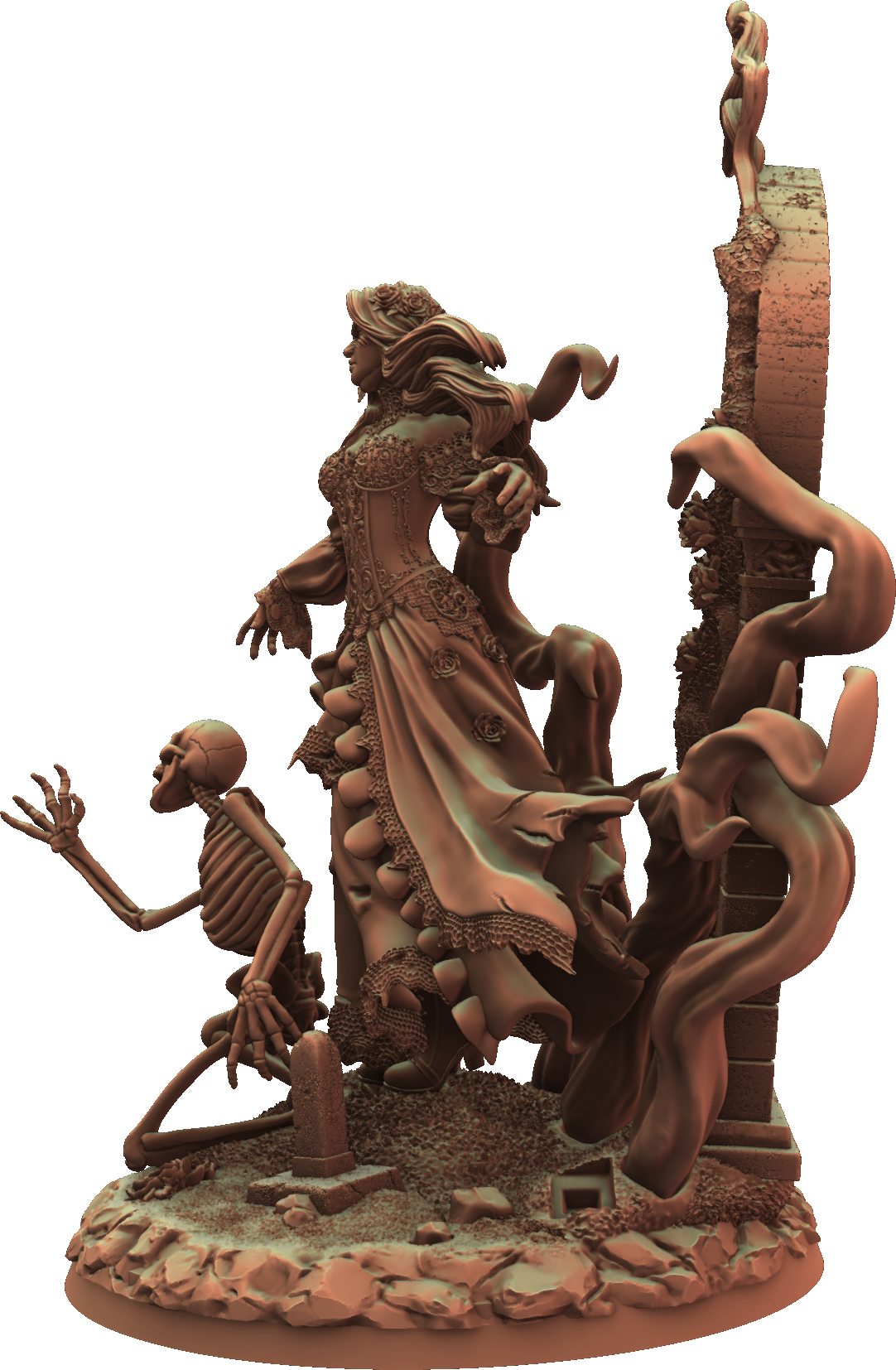 Cosmondo - Vanya, Vampire Beauty - 75mm Pin Up/Figure/Model/Diorama