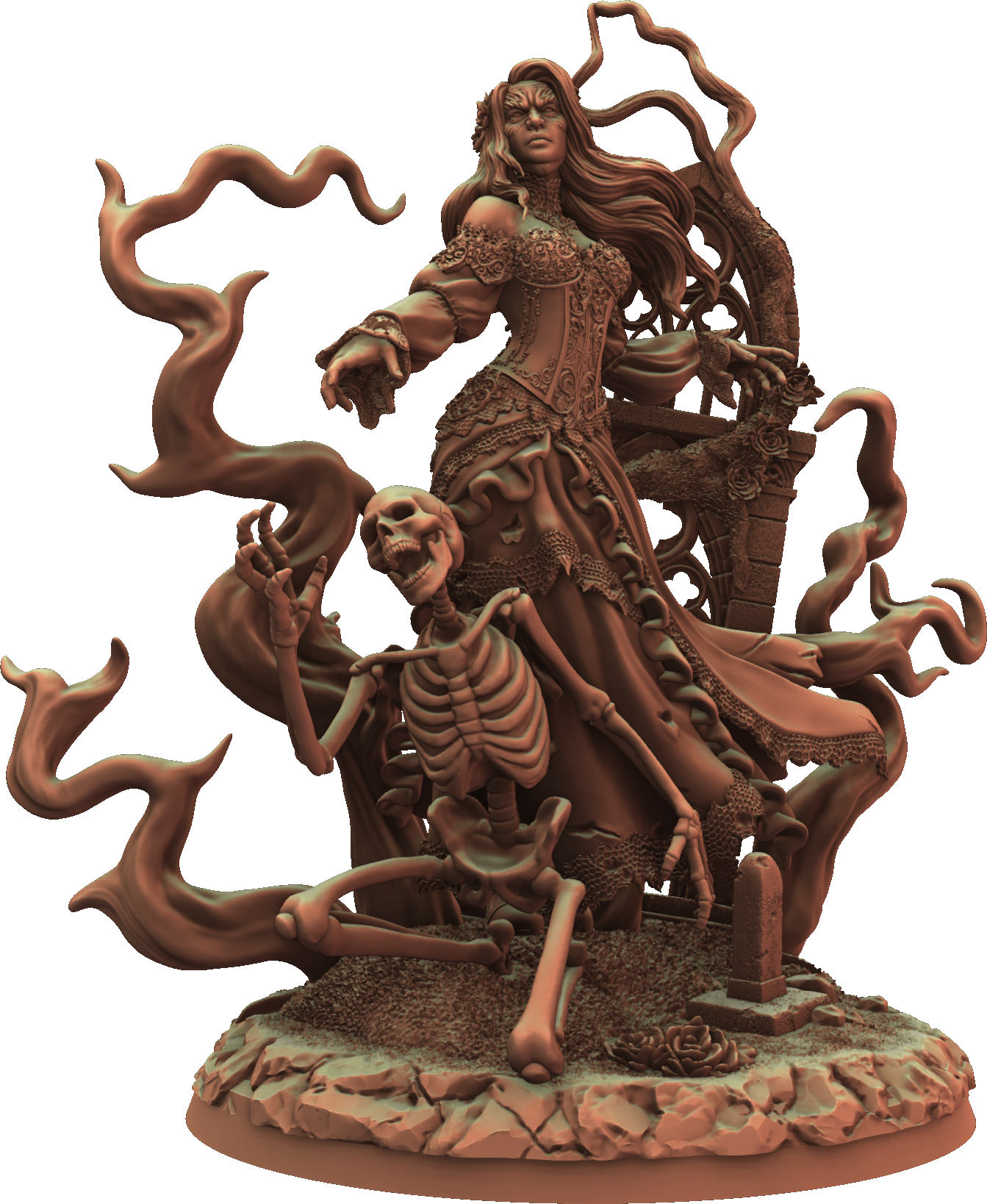 Cosmondo - Vanya, Vampire Beauty - 75mm Pin Up/Figure/Model/Diorama