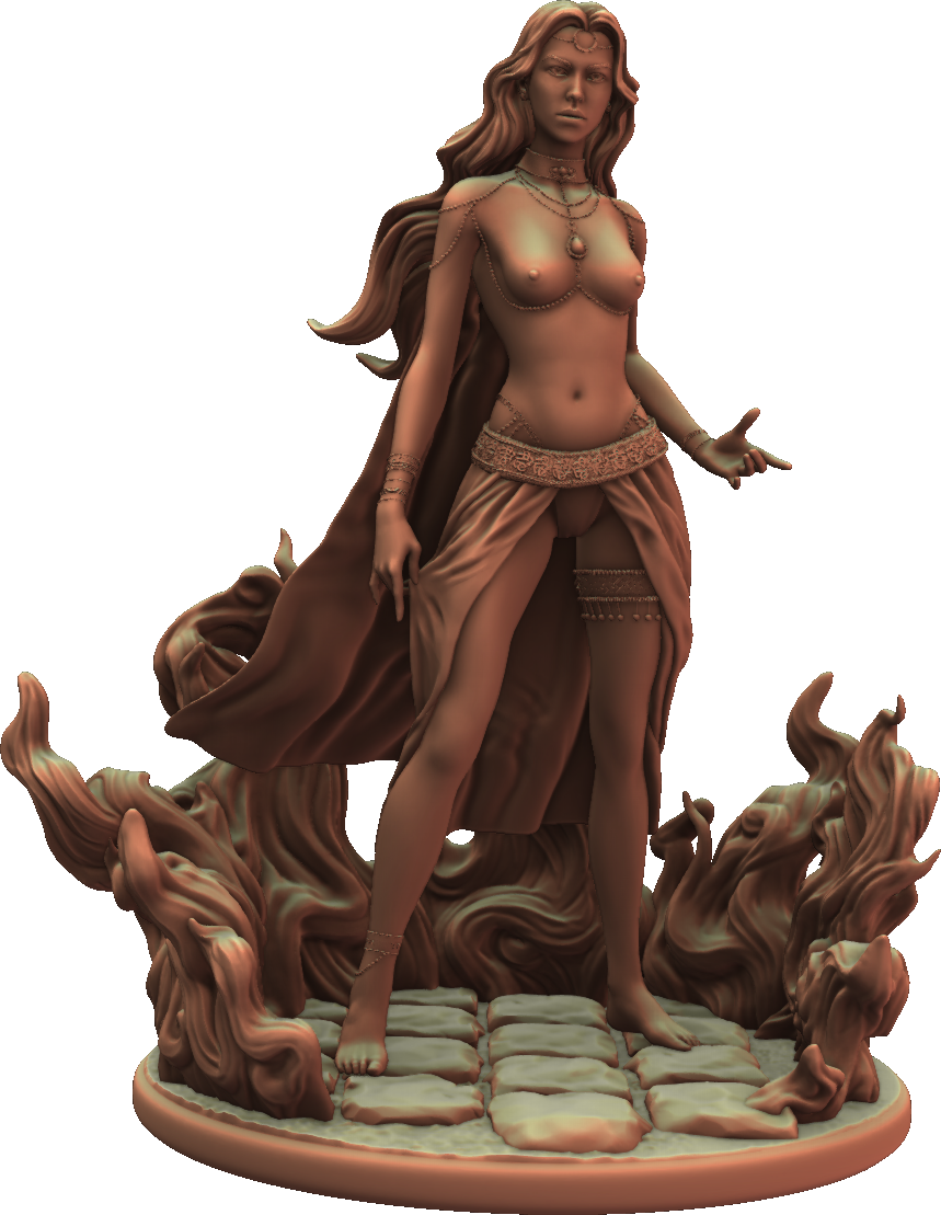 Figurine Emporium - Fire Lord Saora - 170mm Pin Up/Figure/Model/Diorama