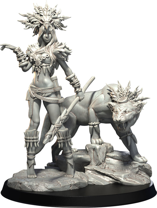 3D IPStudios - Female Warriors #1 - Gaia - Pin Up/Figure/Model/Diorama - Helios3DPrinting