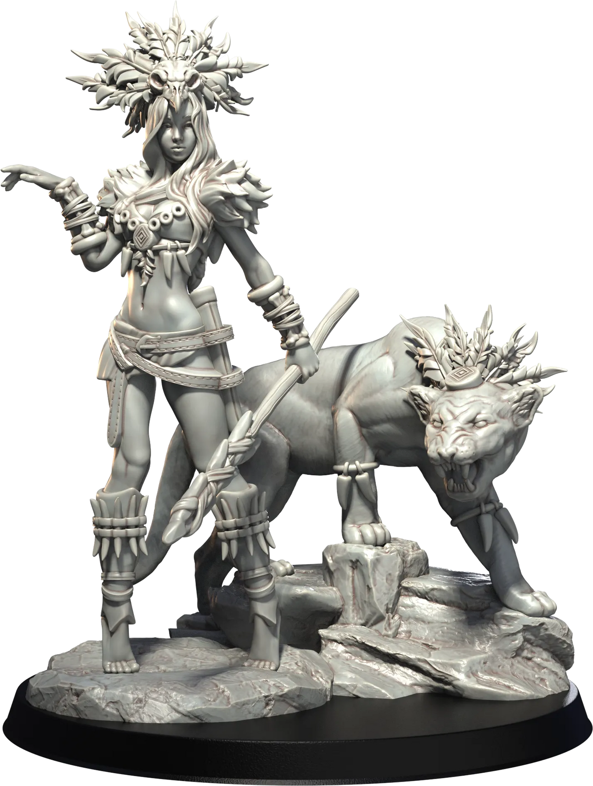 3D IPStudios - Female Warriors #1 - Gaia - 75mm Pin Up/Figure/Model/Diorama