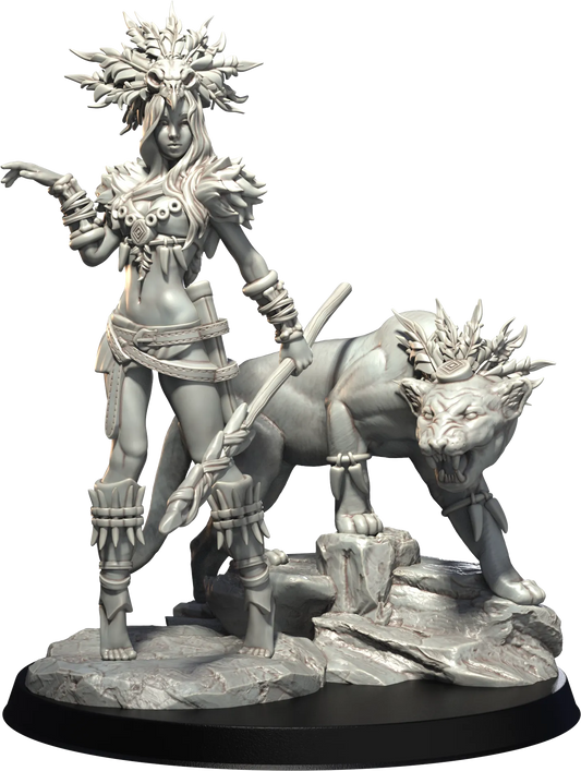 3D IPStudios - Female Warriors #1 - Gaia - 75mm Pin Up/Figure/Model/Diorama