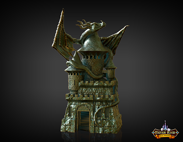 FatesEnd - Game Master Dice Tower - DnD/TTRPG/Roleplaying/Wargames