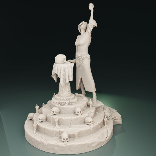 Cthulhu Girls - Cult of the Old Ones - Gabby, Master Executioner - 32/75mm DnD/TTRPG Figure/Miniature - Helios3DPrinting