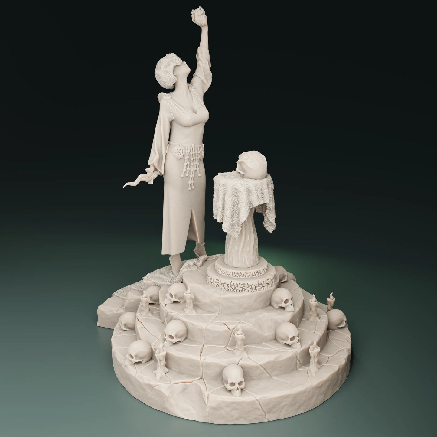 Cthulhu Girls - Cult of the Old Ones - Gabby, Master Executioner - 32/75mm DnD/TTRPG Figure/Miniature