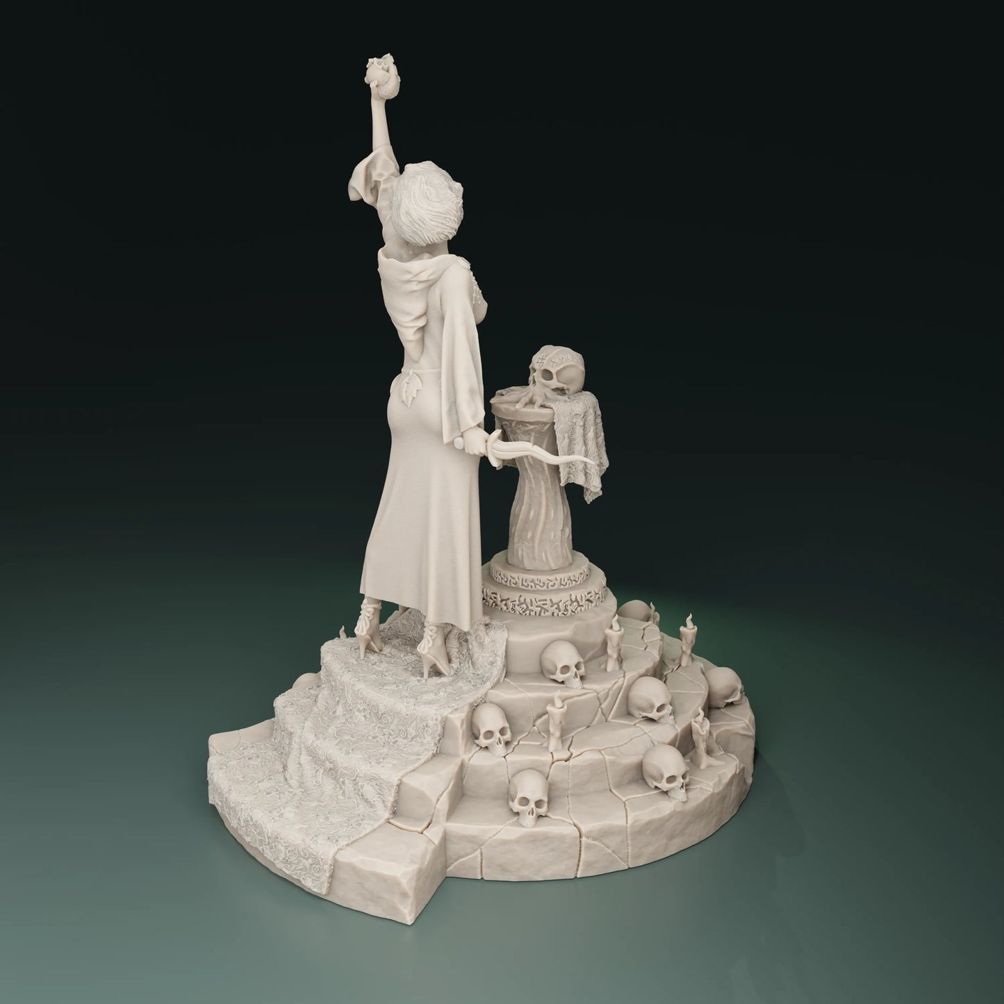 Cthulhu Girls - Cult of the Old Ones - Gabby, Master Executioner - 32/75mm DnD/TTRPG Figure/Miniature