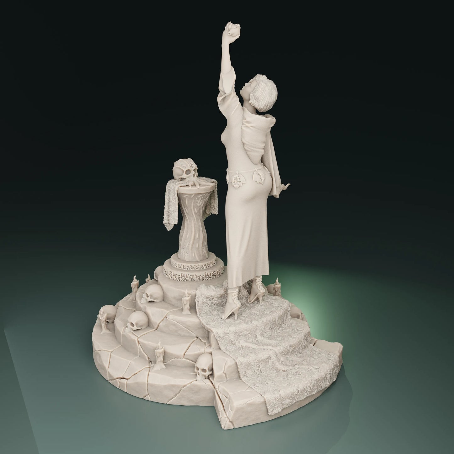 Cthulhu Girls - Cult of the Old Ones - Gabby, Master Executioner - 32/75mm DnD/TTRPG Figure/Miniature