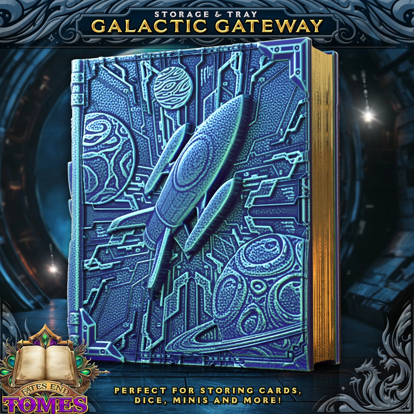 FatesEnd - Dice/Card Tome - Galactic Gateway - DnD/TTRPG/Roleplaying/Wargames