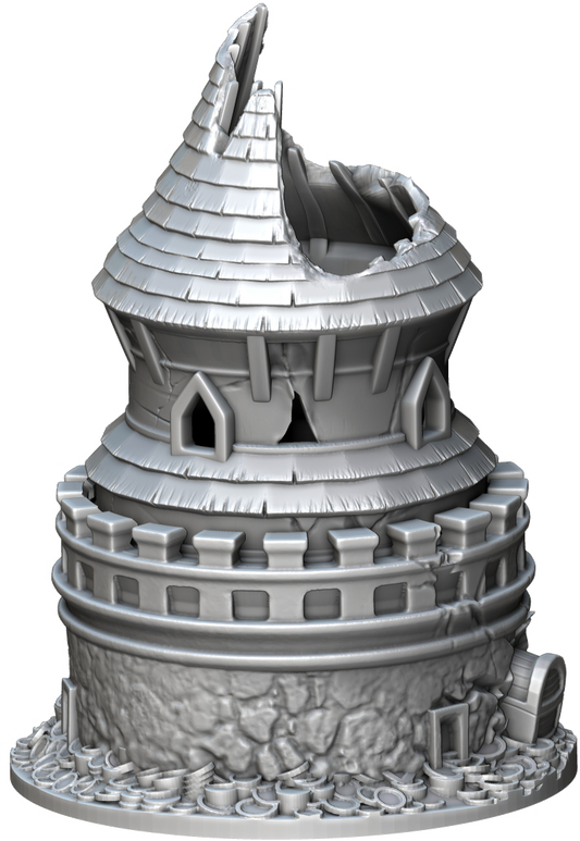 Ars Moriendi - Mythic Dice Box - Game Master - DnD/TTRPG/Roleplaying/Wargames - Helios3DPrinting