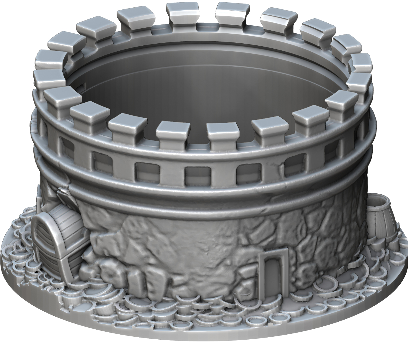 Ars Moriendi - Mythic Dice Box - Game Master - DnD/TTRPG/Roleplaying/Wargames - Helios3DPrinting