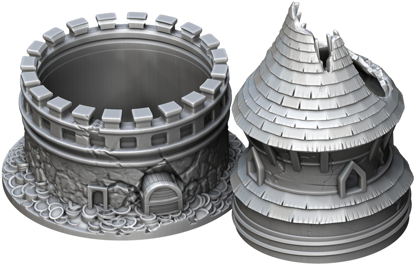 Ars Moriendi - Mythic Dice Box - Game Master - DnD/TTRPG/Roleplaying/Wargames - Helios3DPrinting