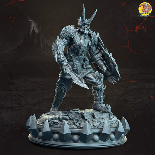 Solgoodcreations - Demon's Court - Demon Champion - DnD/TTRPG Figure/Miniature
