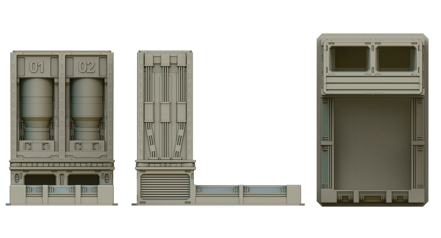 Crab Miniatures - Sci-Fi Dice Towers - Generator - DnD/TTRPG/Roleplaying/Wargames