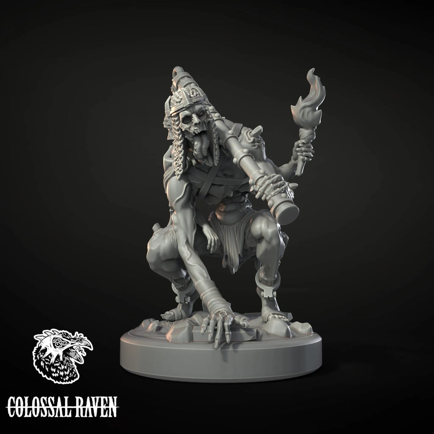Colossal Raven - Undead #2 - DnD/Pathfinder/TTRPG Figure