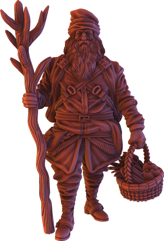 Forged Path - Willowbrook Village - Old Man #1 - DnD/TTRPG Figure/Miniature