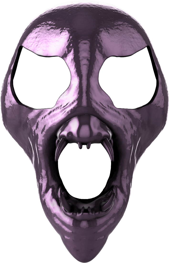 Digital Creative Works - Halloween Mask - Ghost - Prop/Decoration/Seasonal