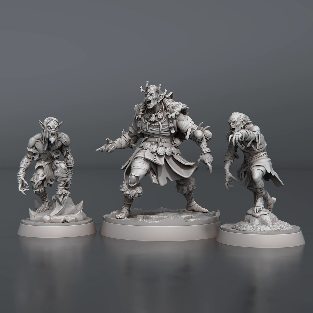 STL Miniatures - Ghoul Kings - DnD/TTRPG Figure/Miniature