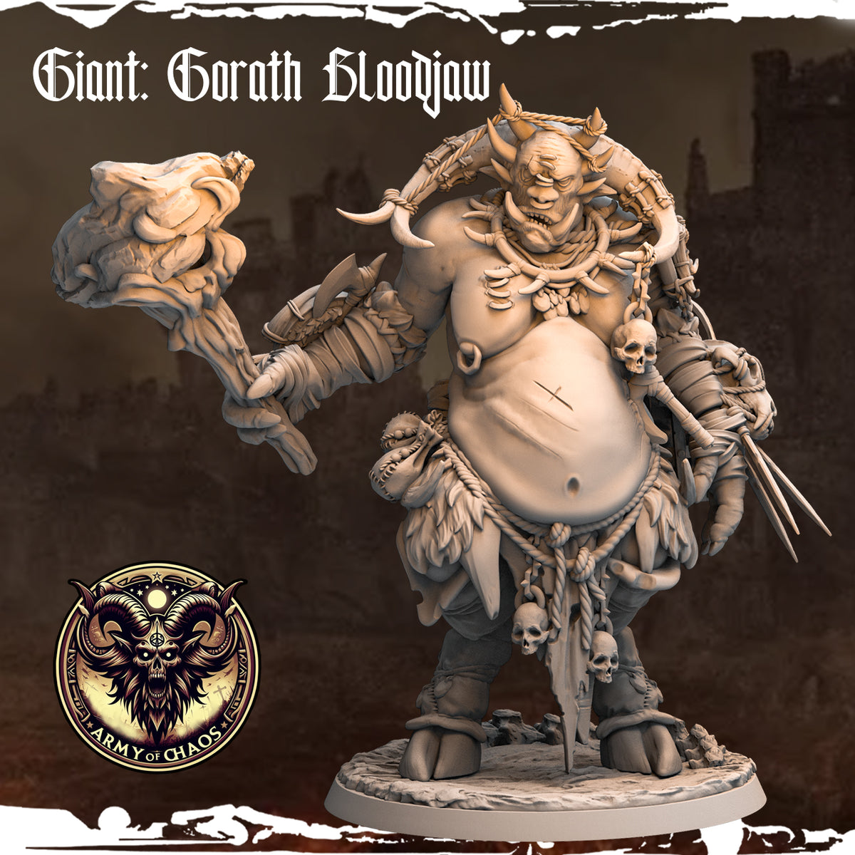 Monolith Arts - Dwarves - Stone Giant - DnD/TTRPG Figure/Miniature